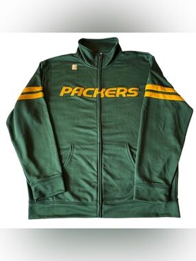 NWT Green Bay Packers Full Zip Track Jacket